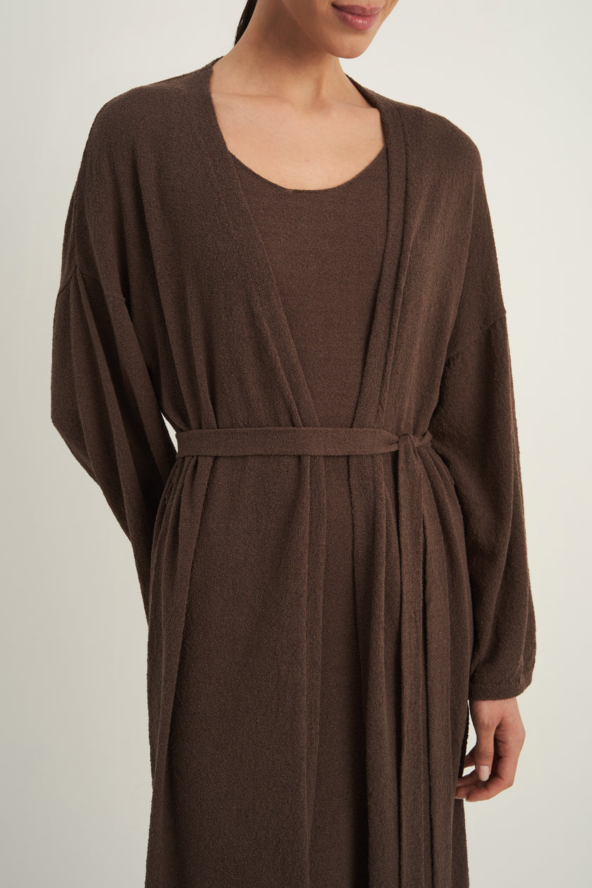 FLUFFY cardigan, taupe