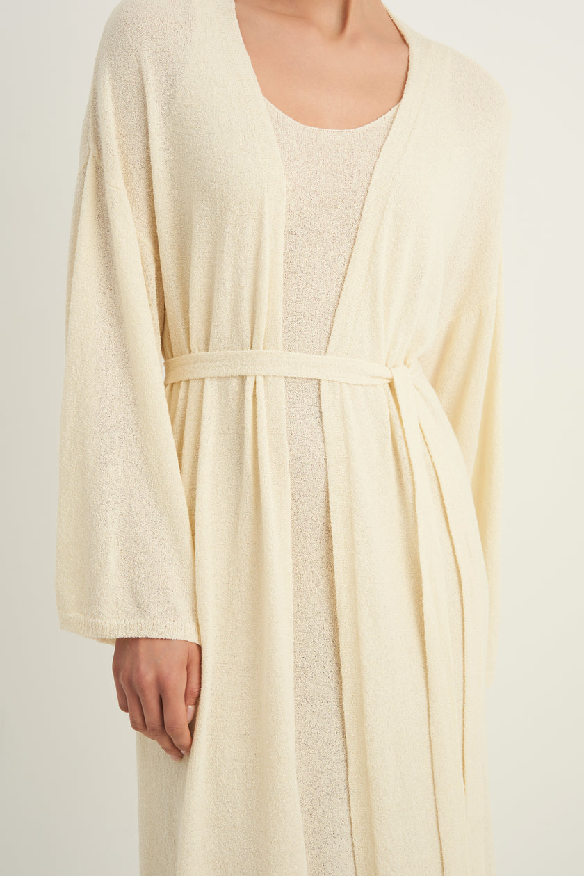 FLUFFY cardigan, milk