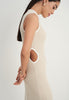 RENEE cutout dress, cream