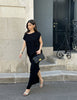 FLUFFY skirt, black