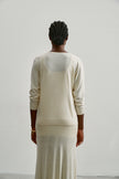 ESSENTIAL cardigan, milk