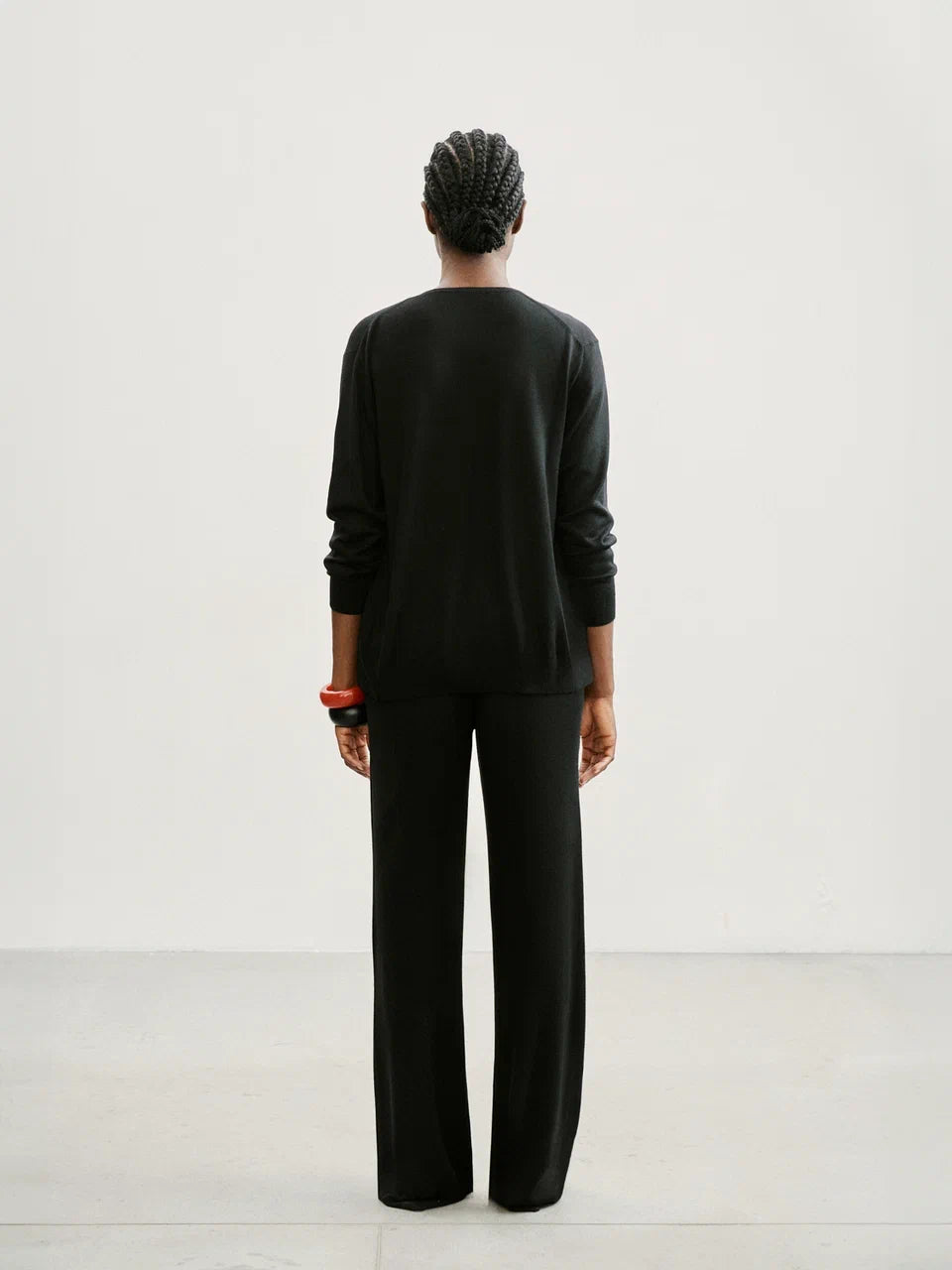 ESSENTIAL cardigan, black