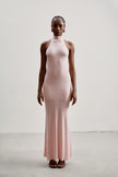 ESSENTIAL open-back dress, pink