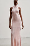 ESSENTIAL open-back dress, pink