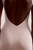 ESSENTIAL open-back dress, pink