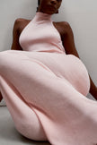 ESSENTIAL open-back dress, pink