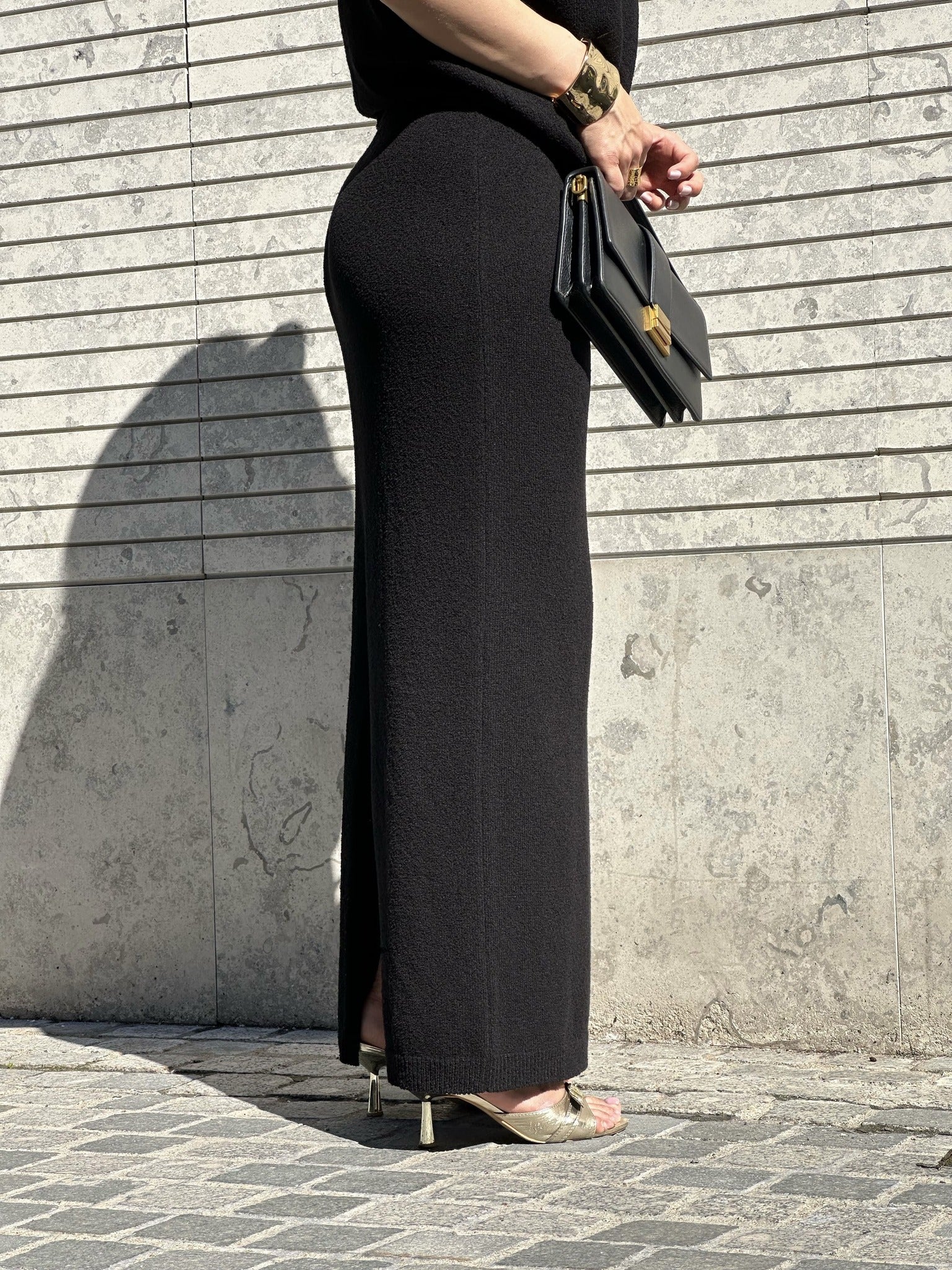 FLUFFY skirt, black
