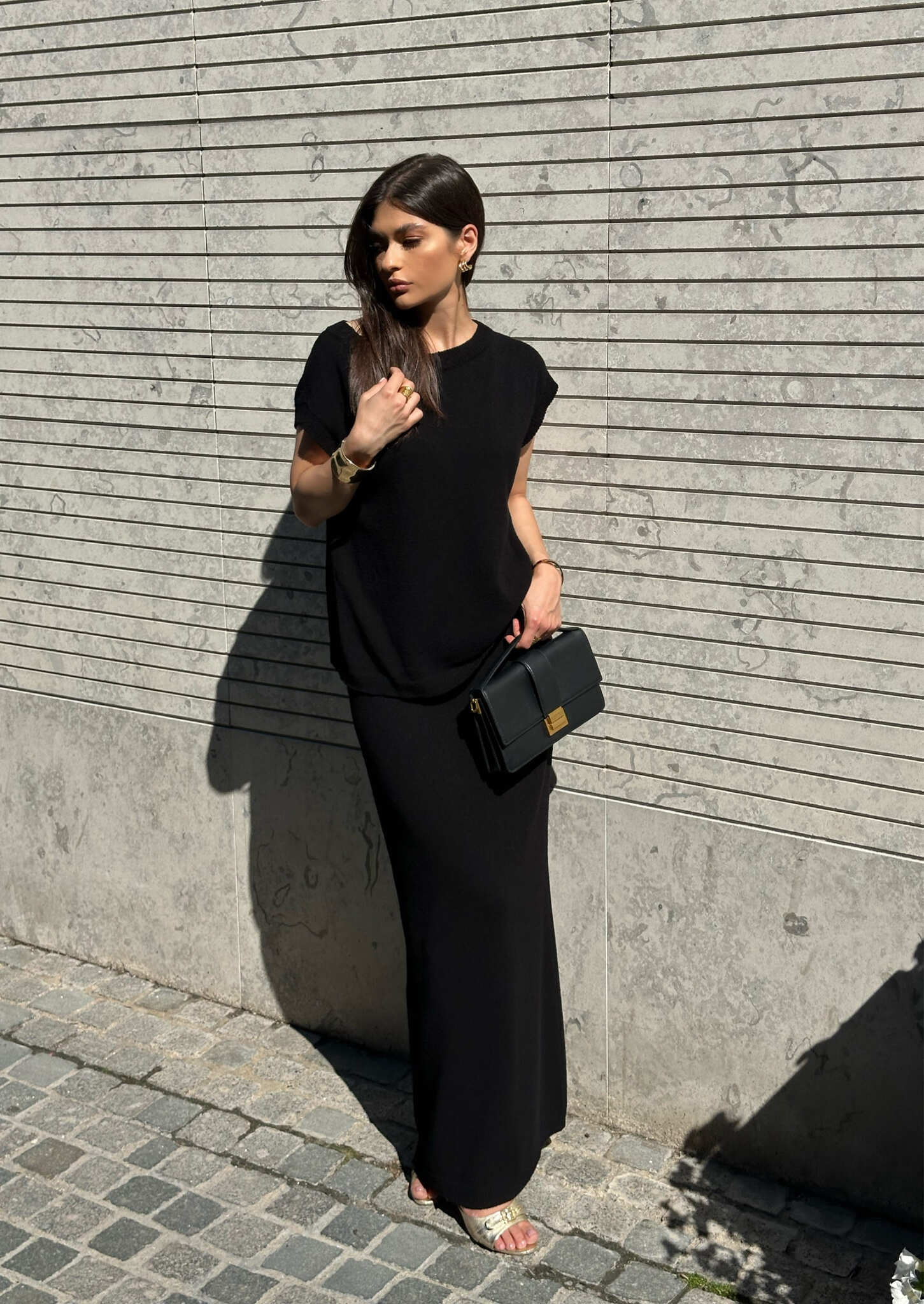 FLUFFY skirt, black