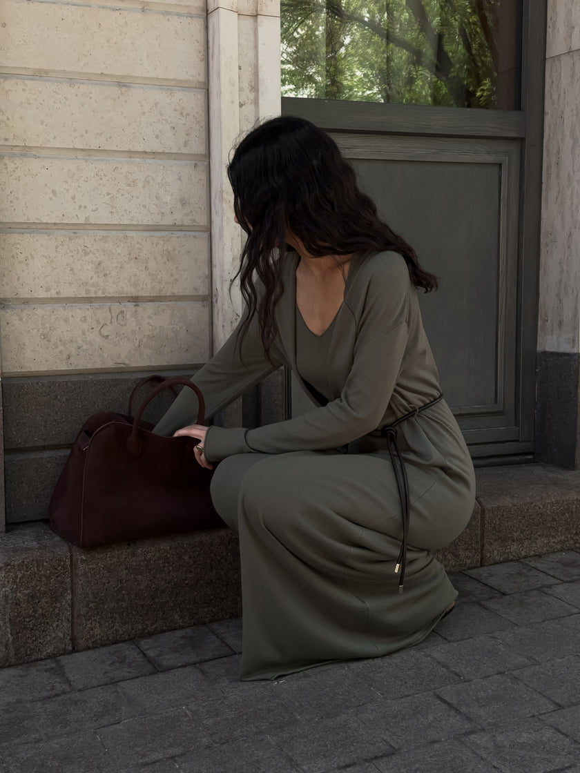 NARINA dress, khaki
