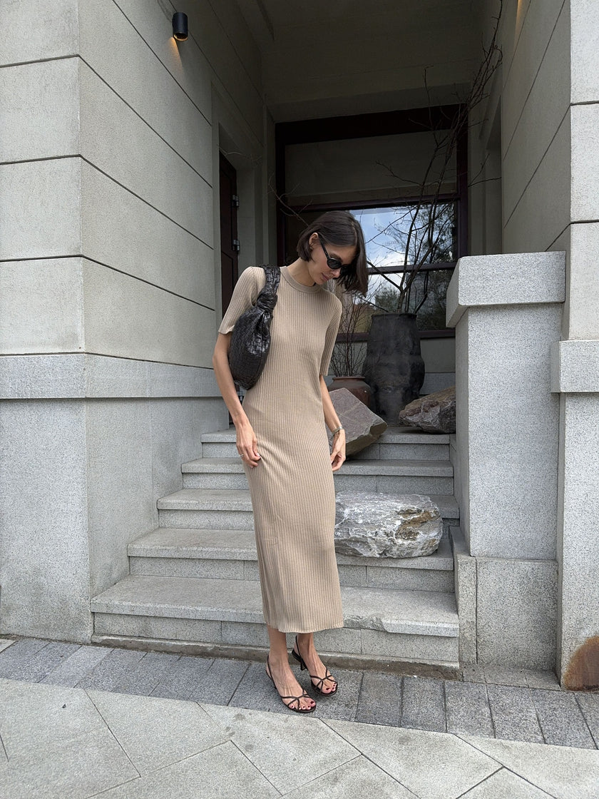 ELLA dress, camel