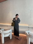NARINA cardigan, gray-melange