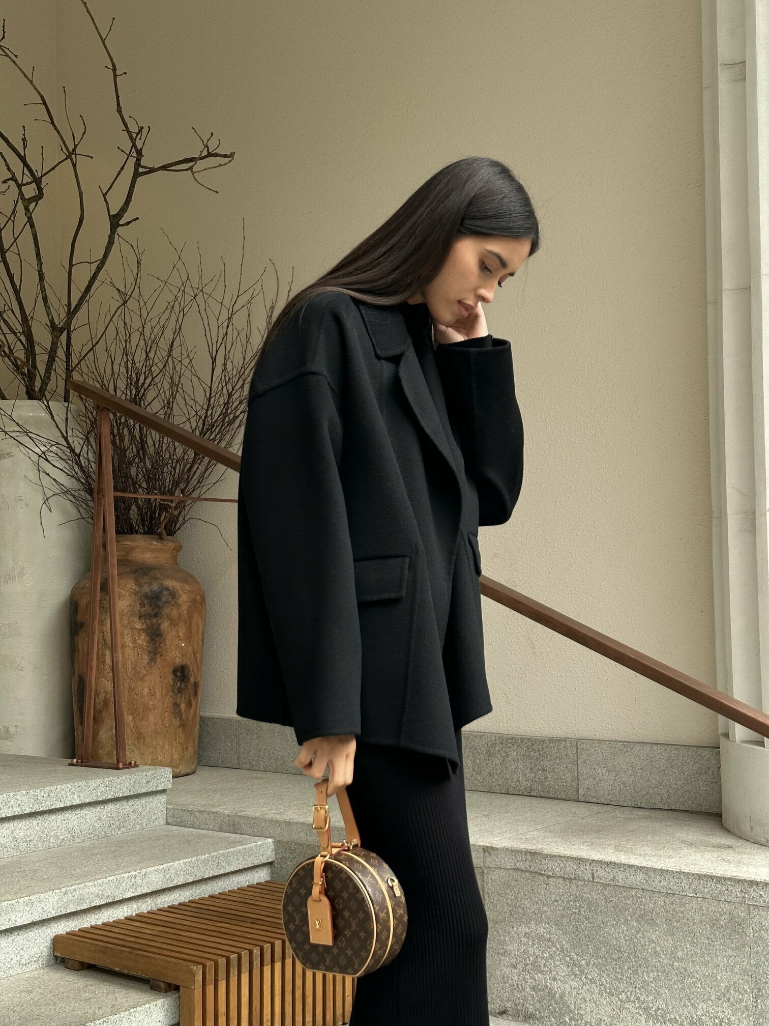 LORENA coat, black