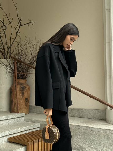 LORENA coat, black