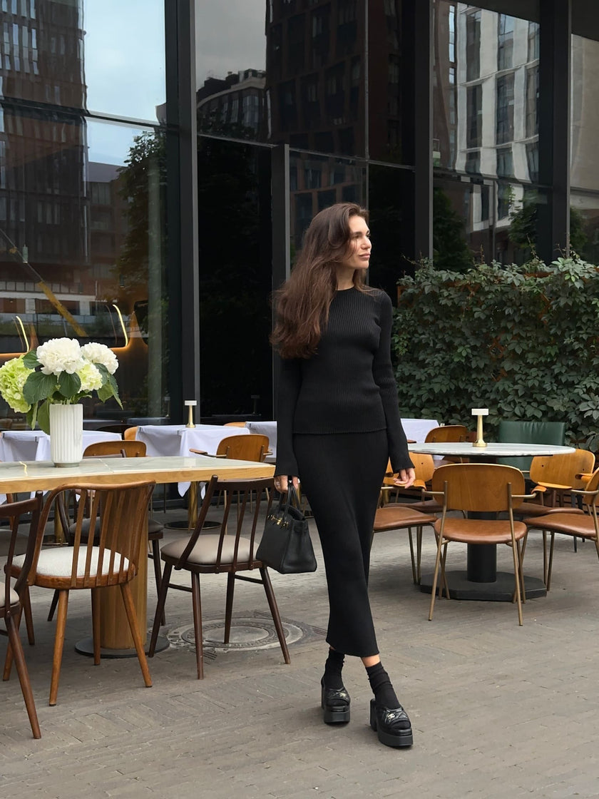 OLIVIA jumper, black