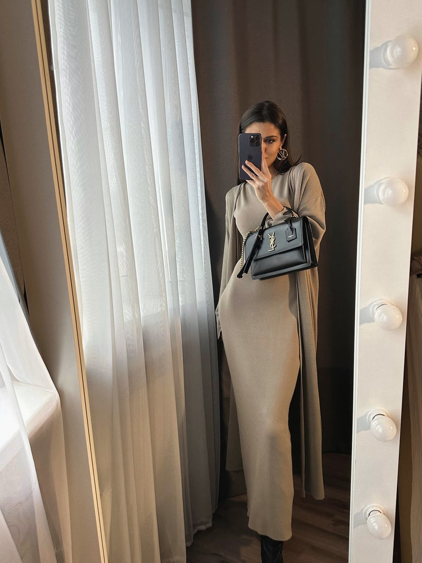 BAGIRA cardigan, taupe