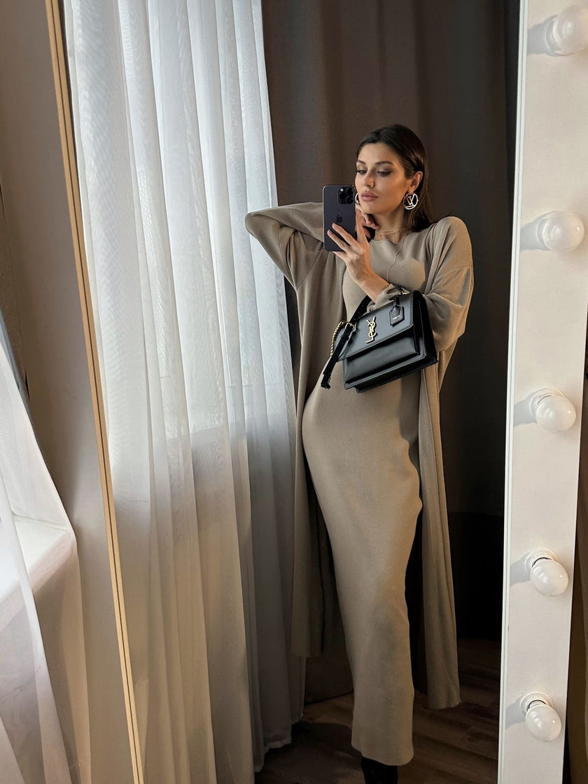 BAGIRA cardigan, taupe