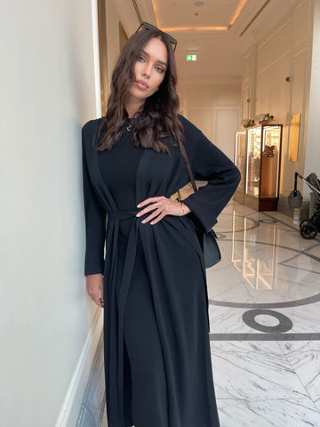 BAGIRA cape cardigan, black