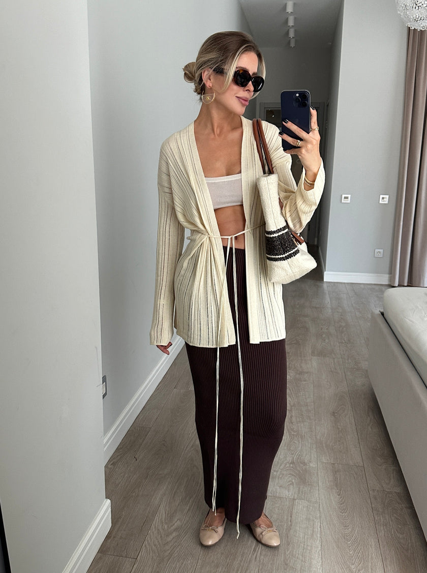 BALI cardigan, milk
