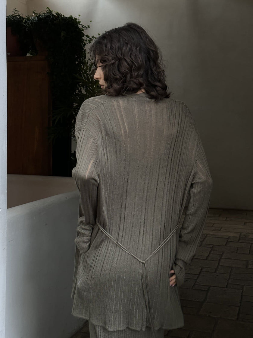 BALI cardigan, khaki