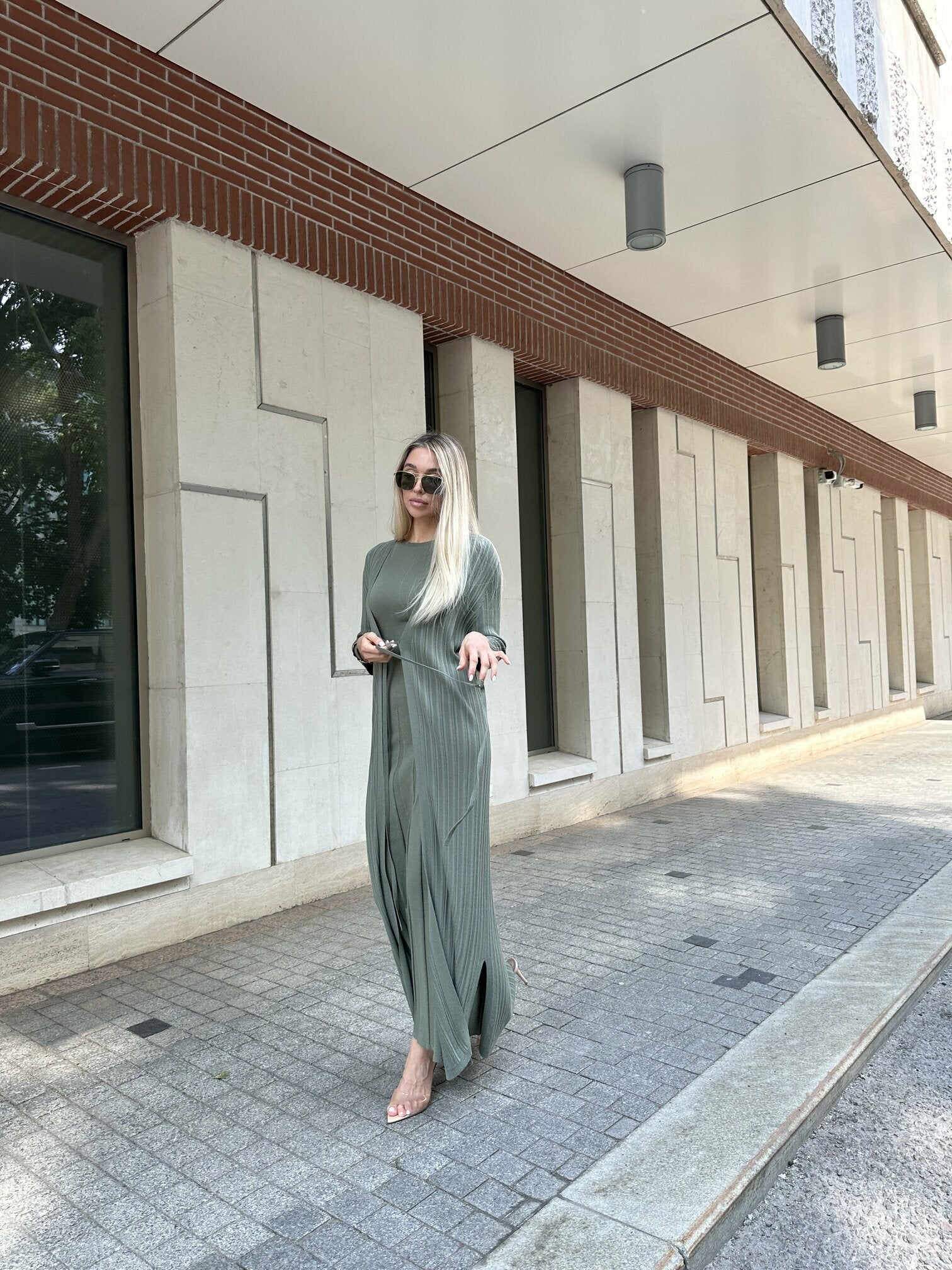 VESTA cardigan, khaki