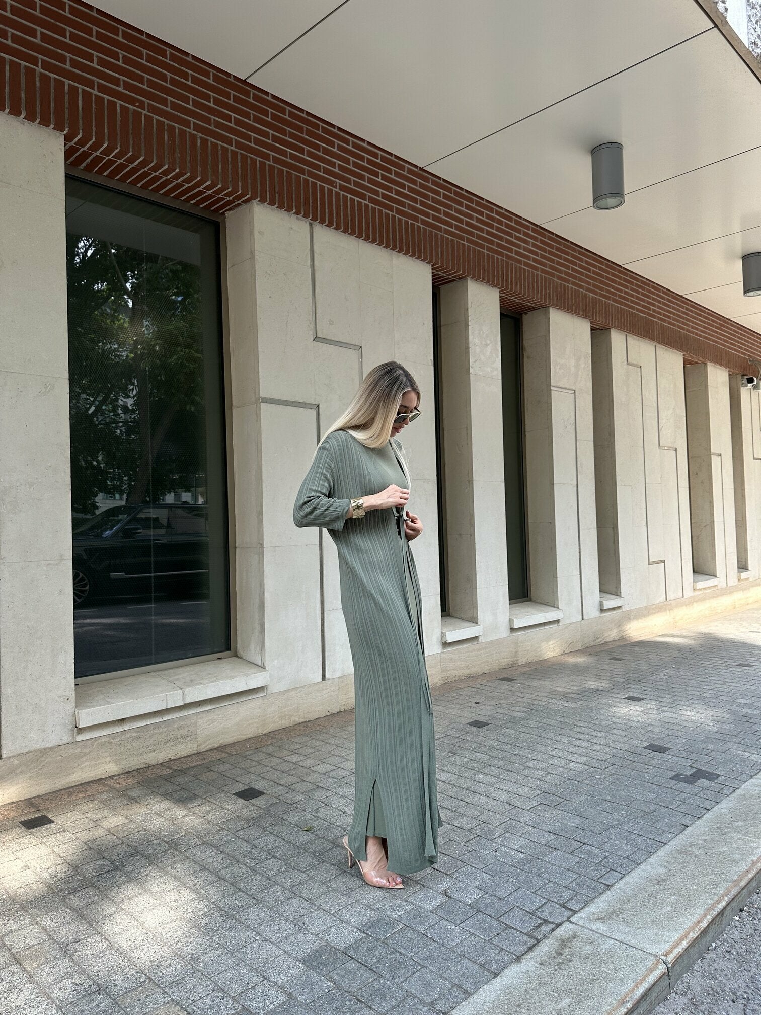 VESTA cardigan, khaki