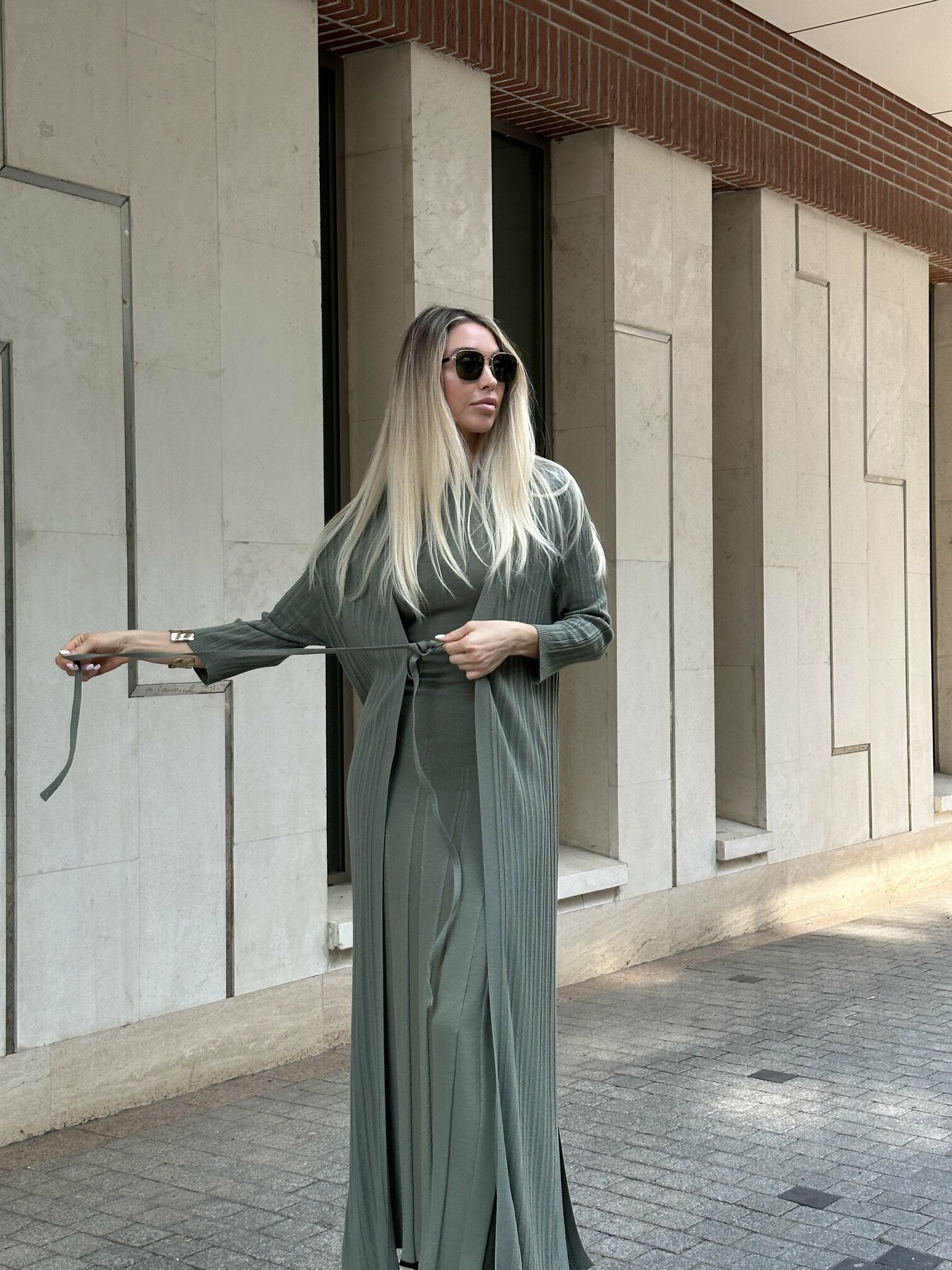 VESTA cardigan, khaki