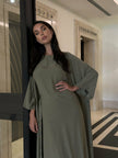 AMBRA abaya-cape, khaki
