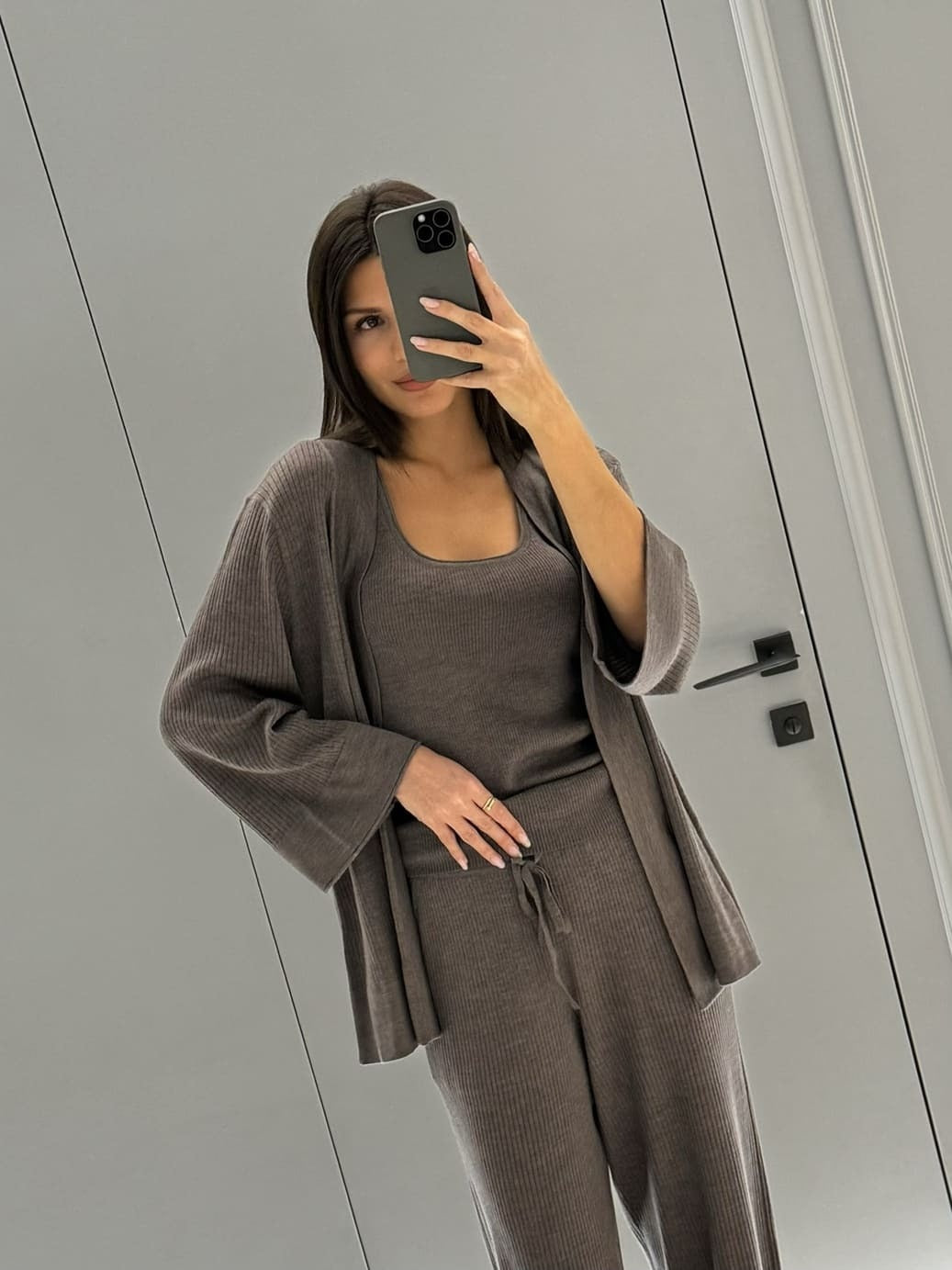 PALOMA top, mocha