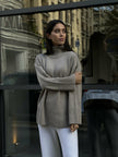 OLLY sweater, beige melange