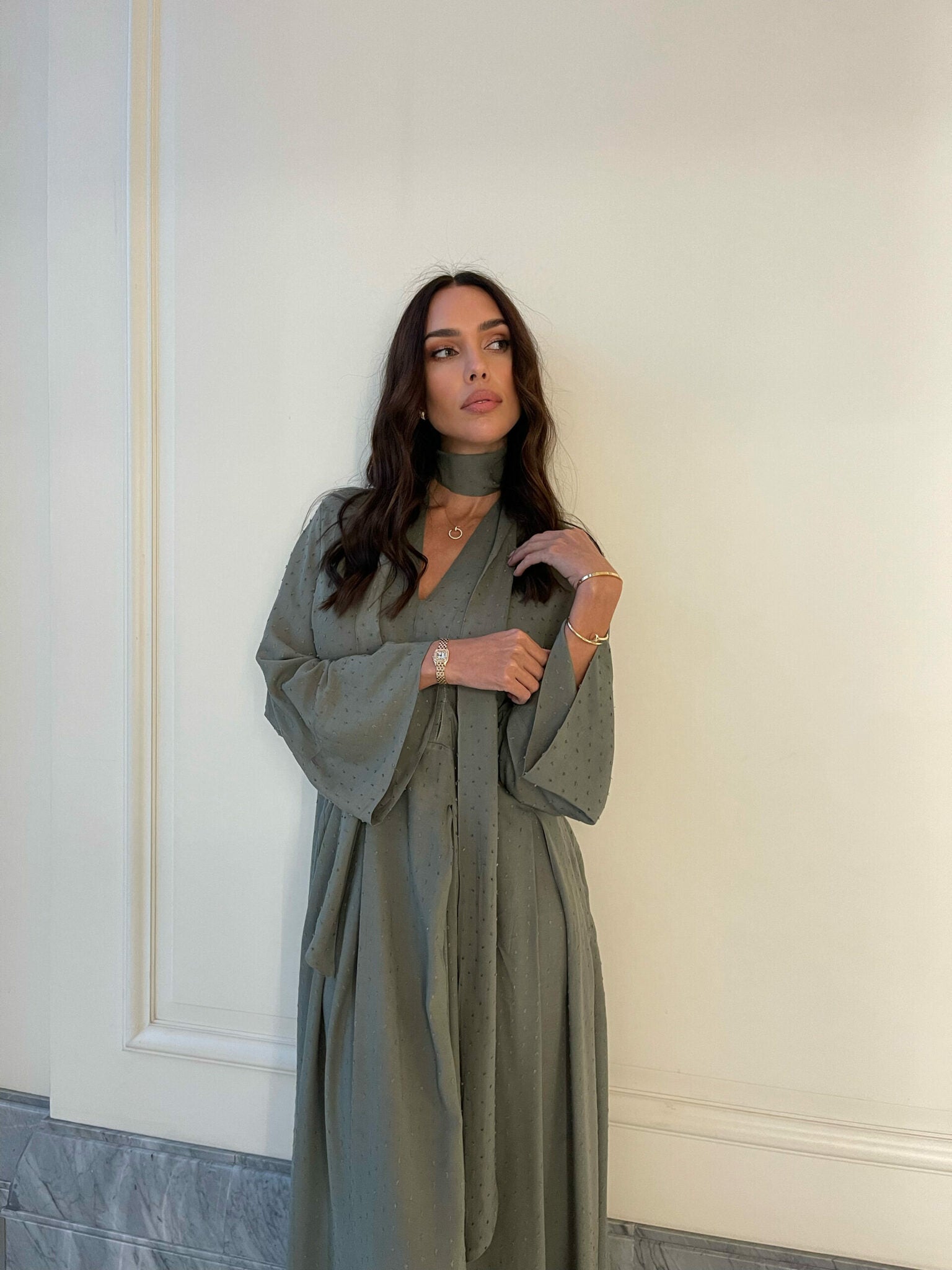 AIDA dress, khaki