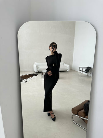 GIA basic dress, black