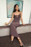 GIANNA dress, mocha