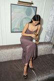 GIANNA dress, mocha