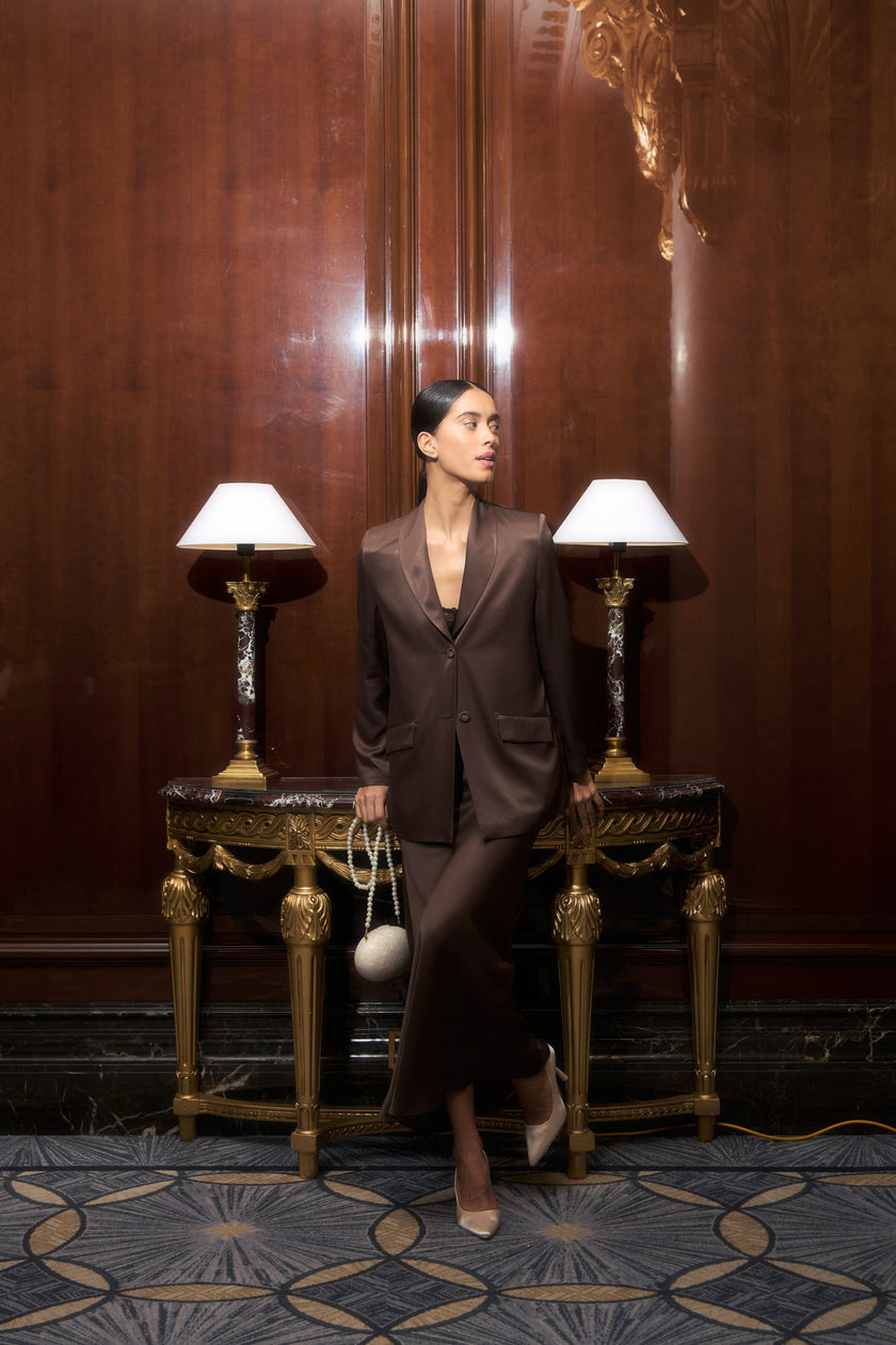 MARELLA skirt, chocolate