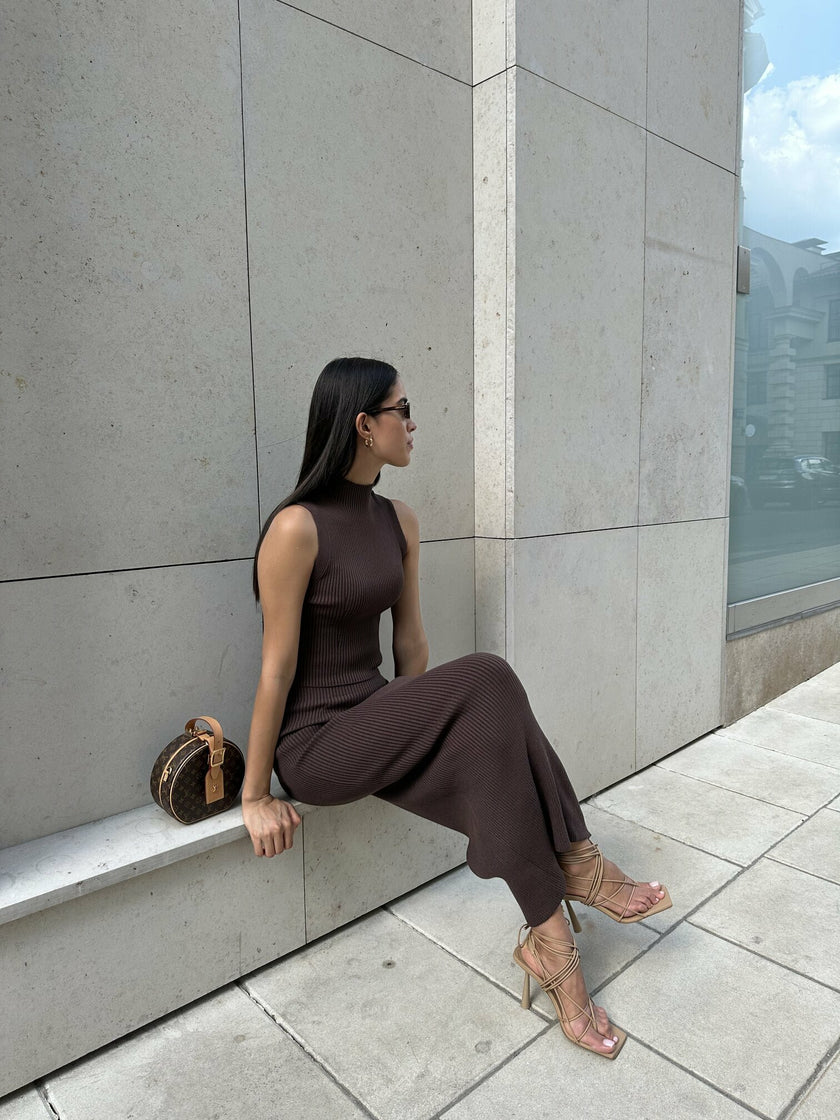 CLARE top, chocolate