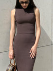 CLARE top, chocolate