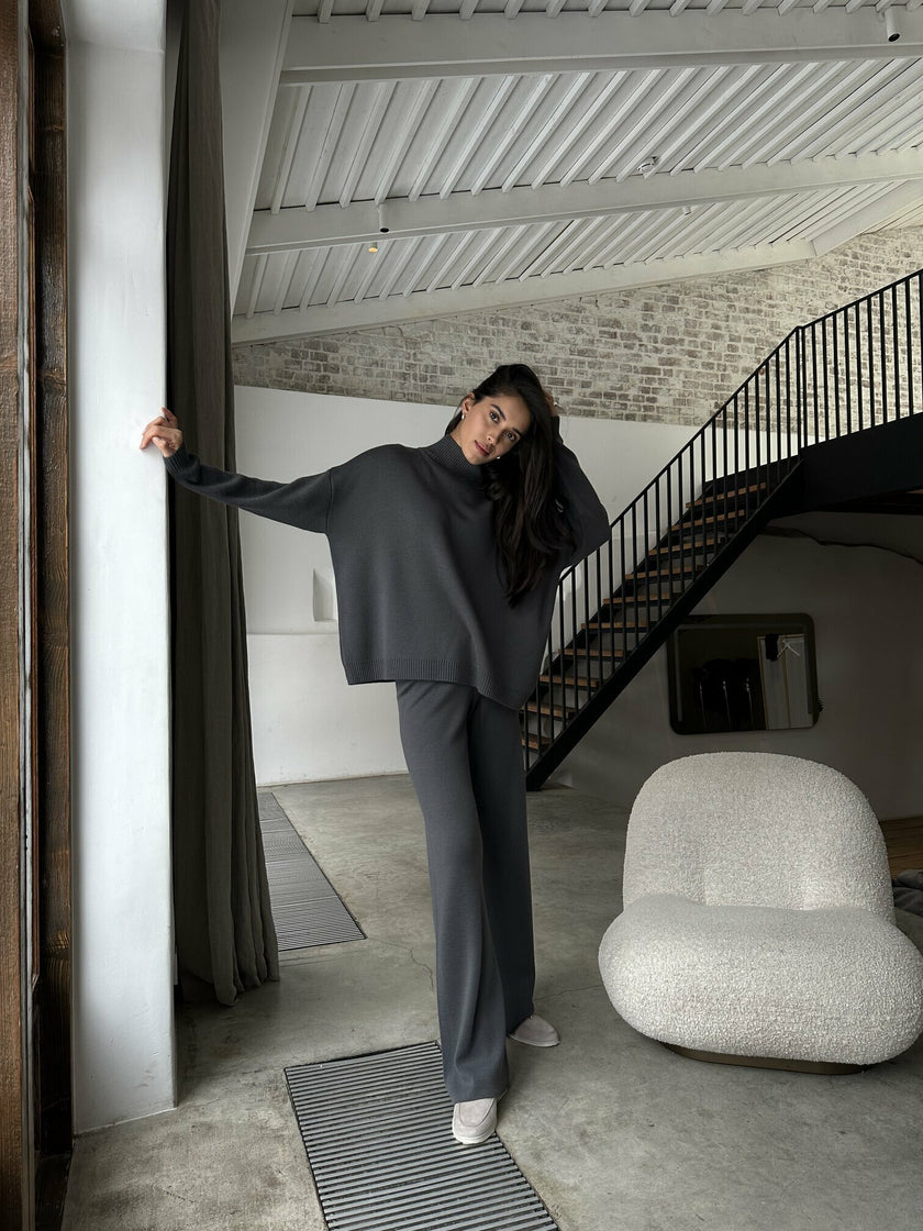 ANDREA pants, anthracite