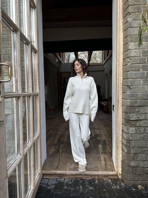 ANDREA pants, milk