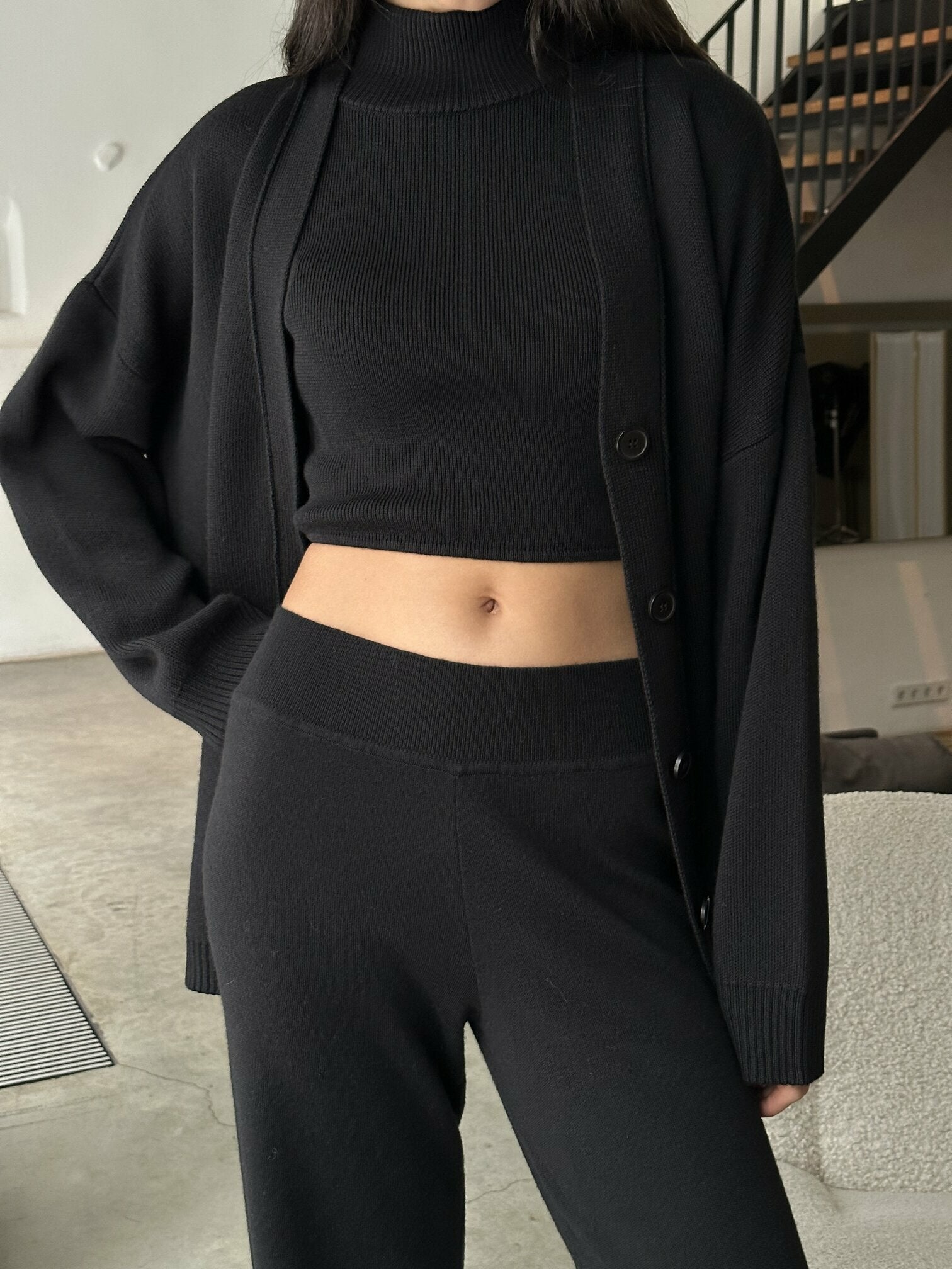 ANDREA pants, black