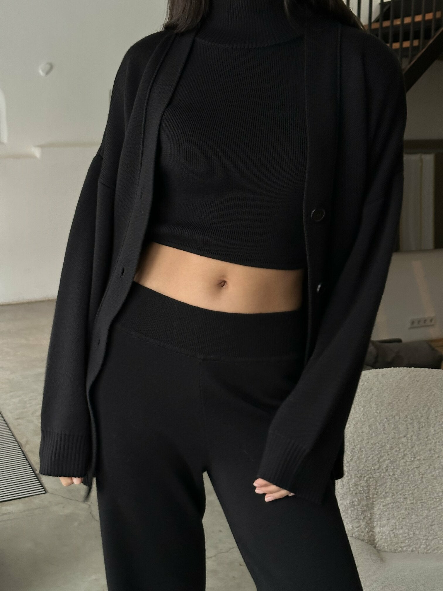 ANDREA pants, black