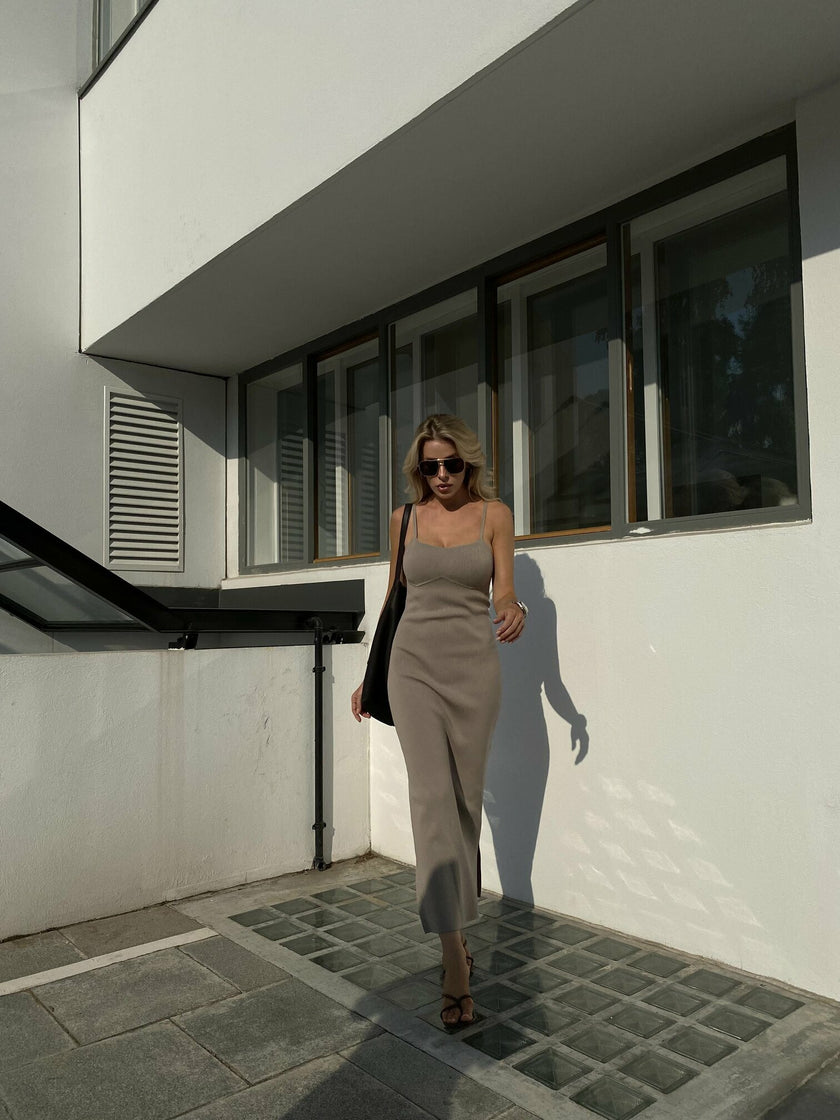 KENDALL dress, taupe