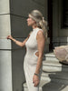 RENEE cutout dress, cream