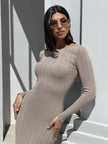 COTY dress, gray-beige