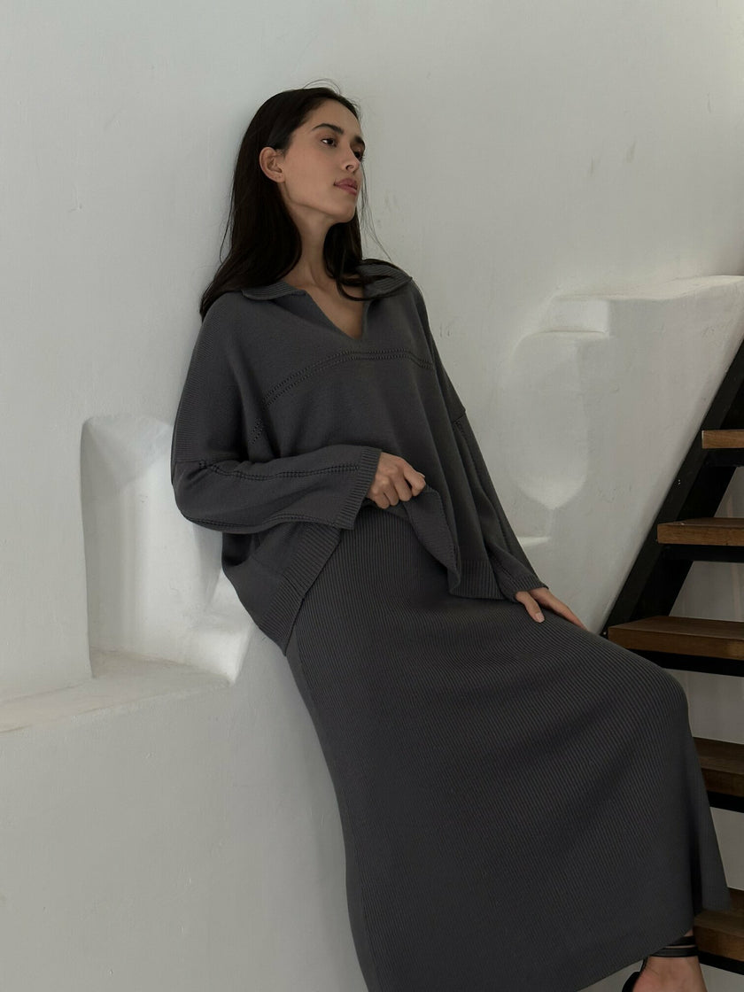 ANDREA skirt, anthracite