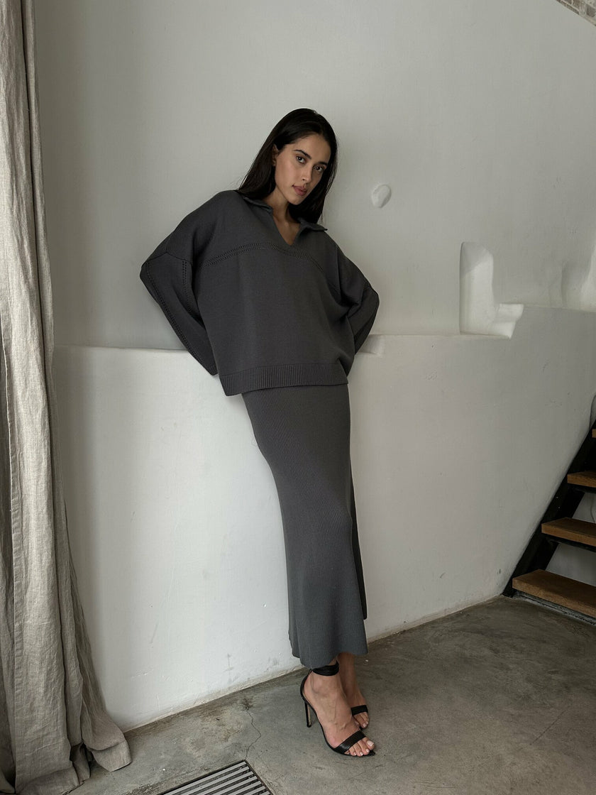 ANDREA skirt, anthracite