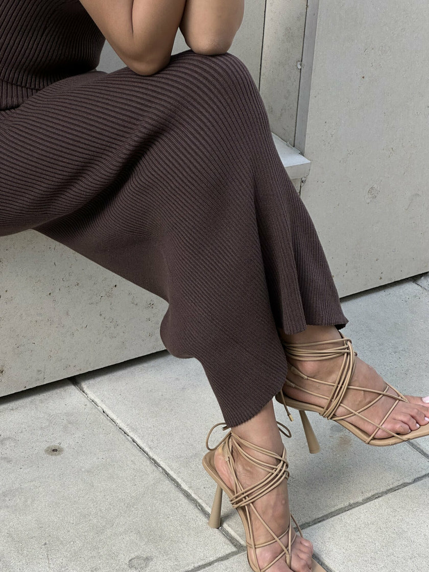 CLARE skirt, chocolate