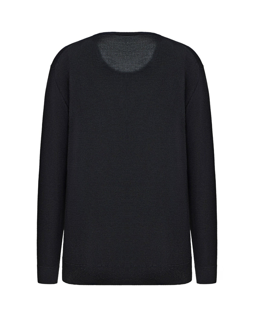 ESSENTIAL cardigan, black