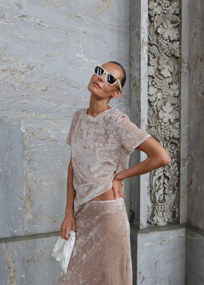 DALIYA t-shirt, powder