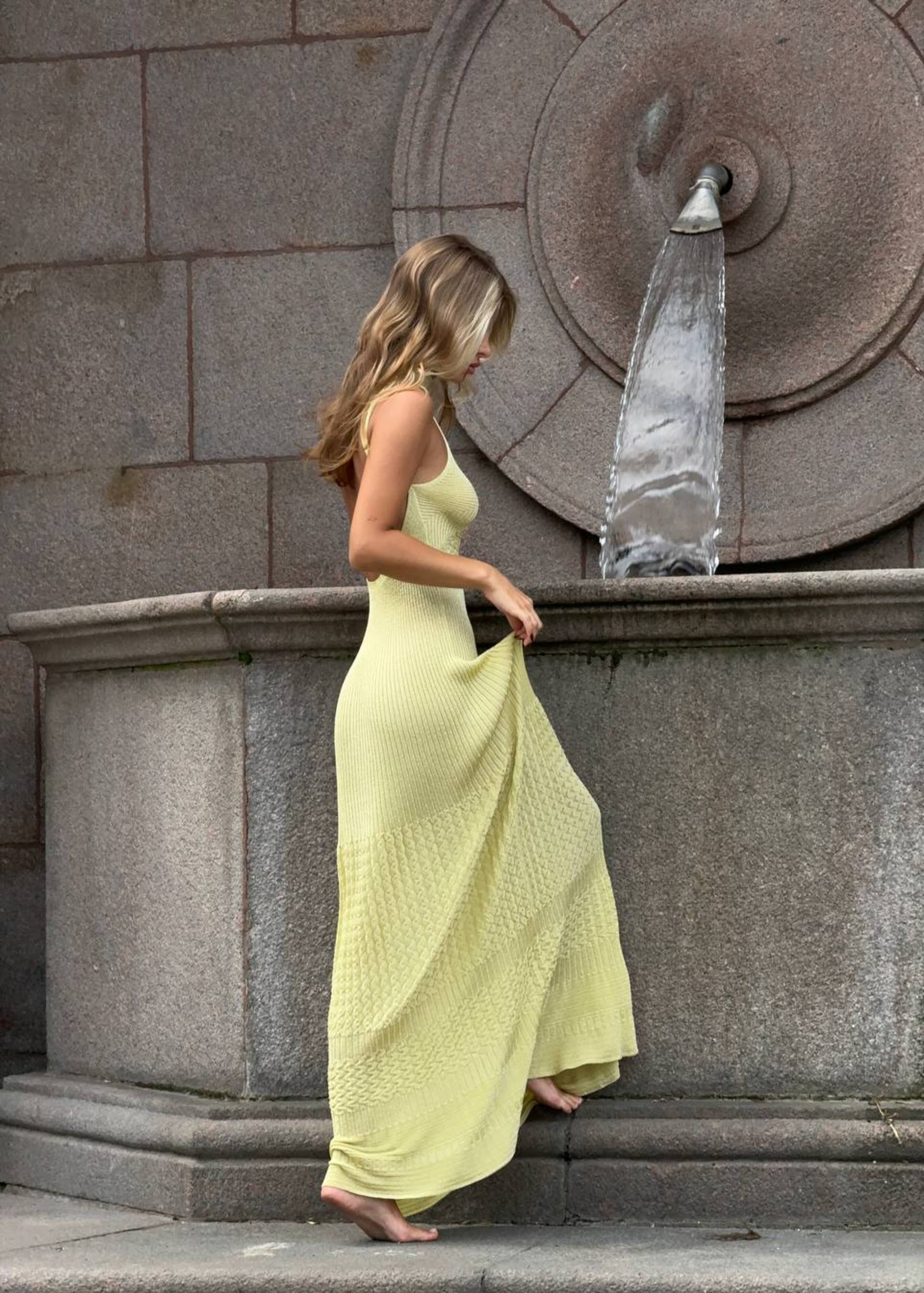 ANITA dress, lemon