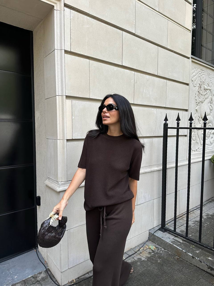 KHAYAL jumper, dark chocolate